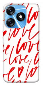 Чехол Love handwriting для TECNO Spark 10