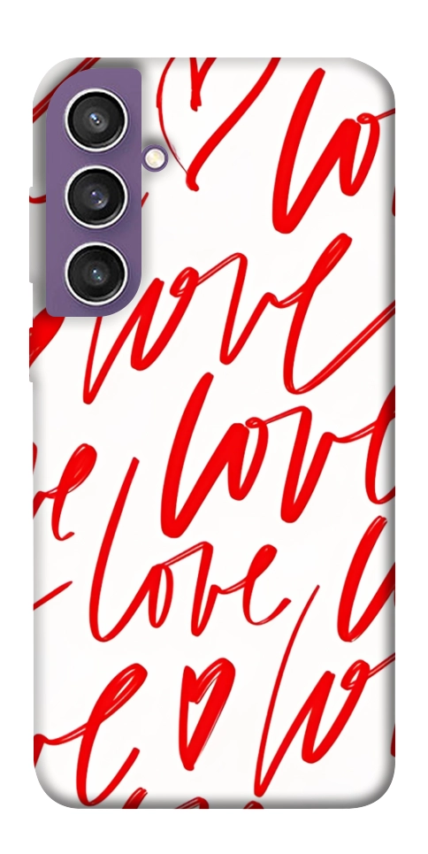 Чехол Love handwriting для Galaxy S23 FE