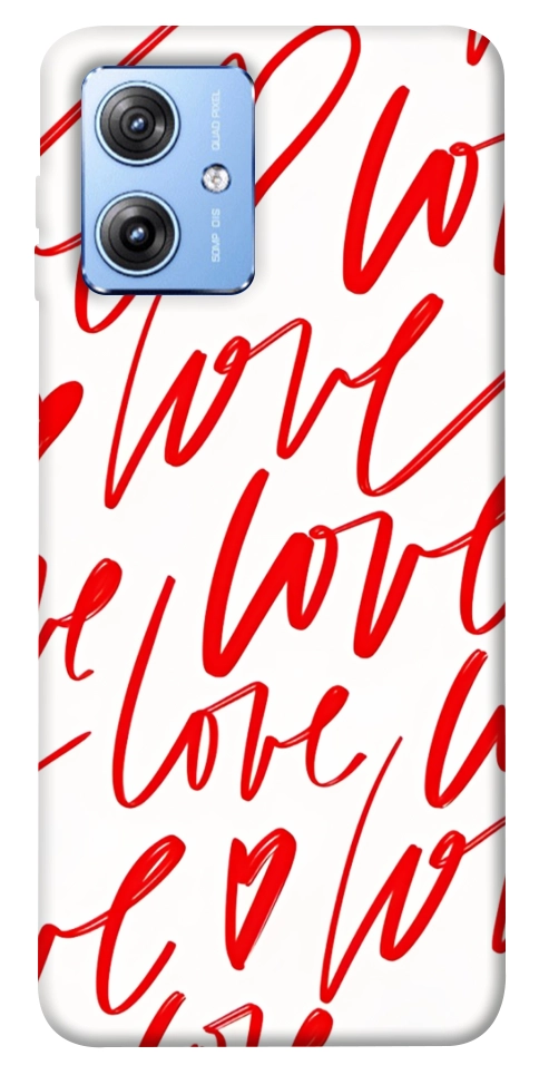 Чехол Love handwriting для Motorola Moto G84