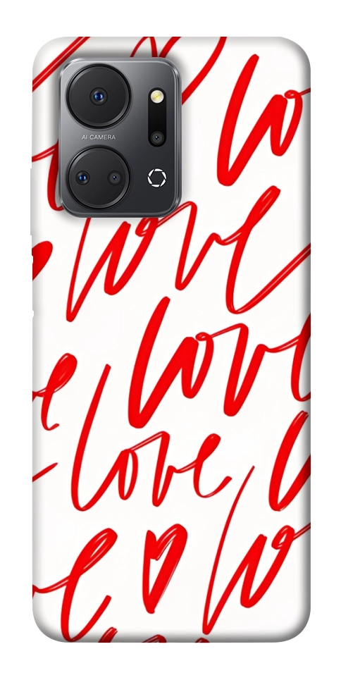 Чехол Love handwriting для Huawei Honor X7a
