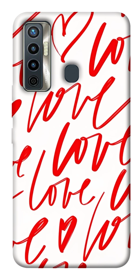 Чехол Love handwriting для TECNO Camon 17