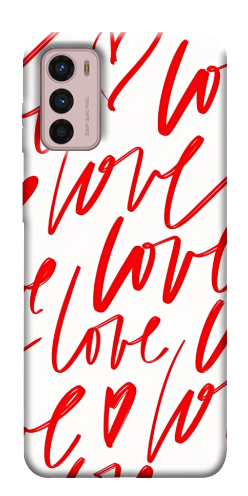 Чехол Love handwriting для Motorola Moto G42