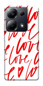 Чехол Love handwriting для Xiaomi Poco M6
