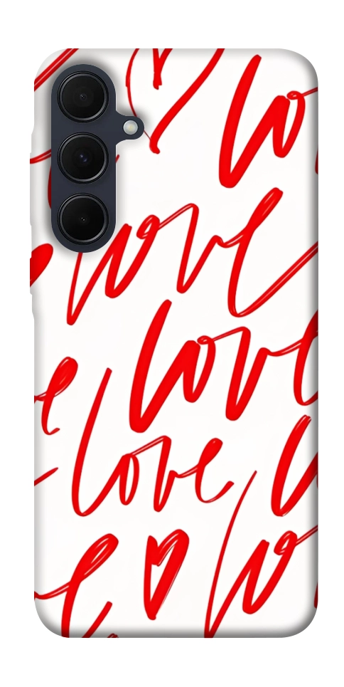 Чехол Love handwriting для Galaxy A55