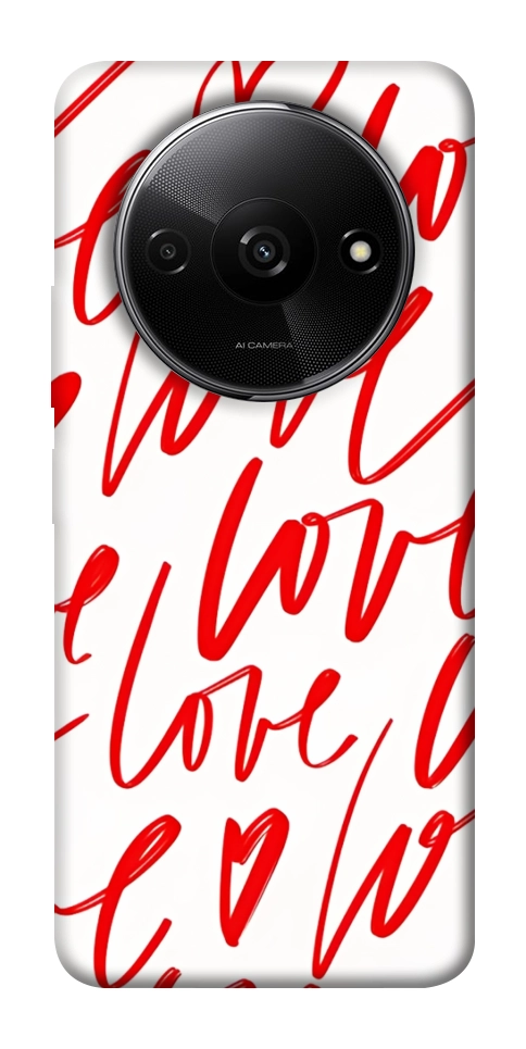 Чехол Love handwriting для Xiaomi Redmi A3