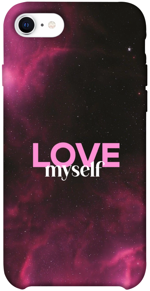 Чохол Love myself для iPhone SE (2020)