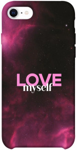Чехол Love myself для iPhone SE (2020)