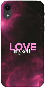 Чохол Love myself для iPhone XR