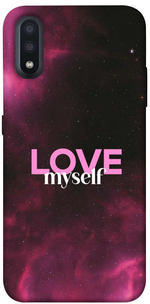 Чехол Love myself для Galaxy A01