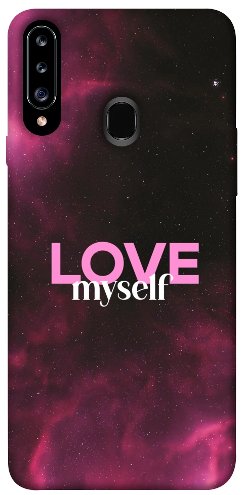 Чехол Love myself для Galaxy A20s (2019)