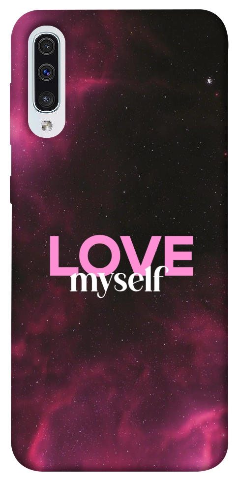 Чехол Love myself для Galaxy A50 (2019)