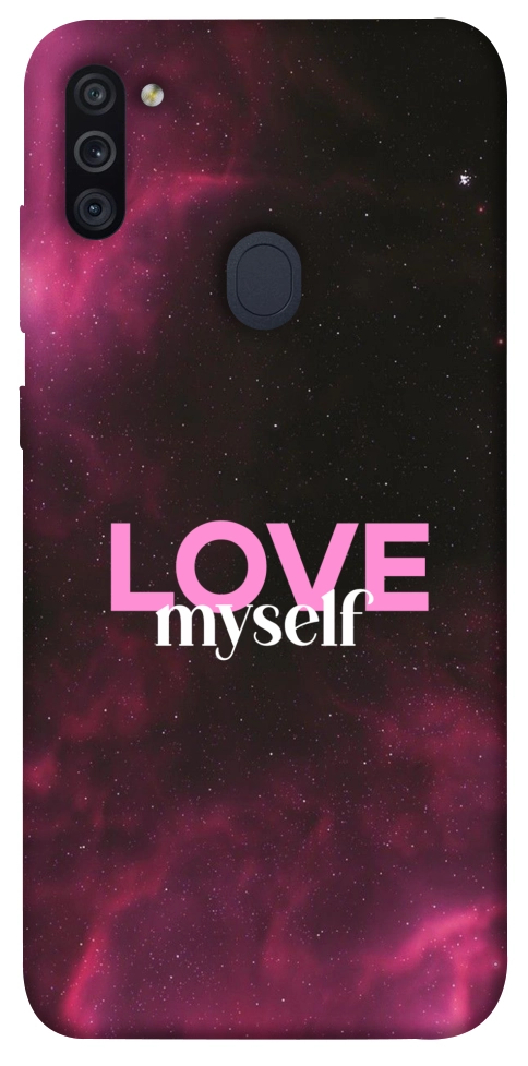 Чехол Love myself для Galaxy M11 (2020)