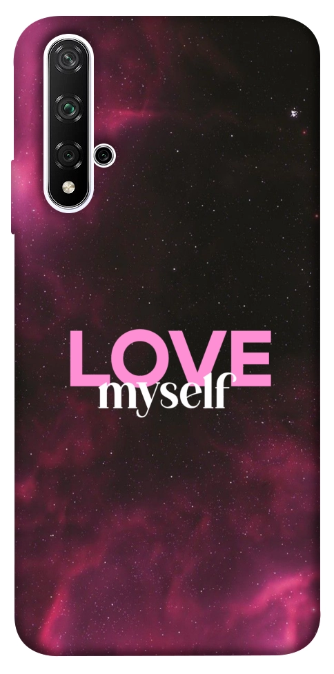 Чехол Love myself для Huawei Honor 20