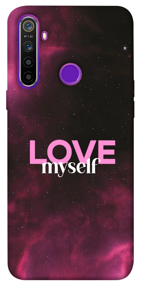 Чехол Love myself для Realme 5