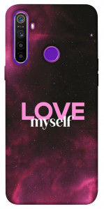 Чехол Love myself для Realme 5