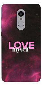 Чохол Love myself для Xiaomi Redmi Note 4X
