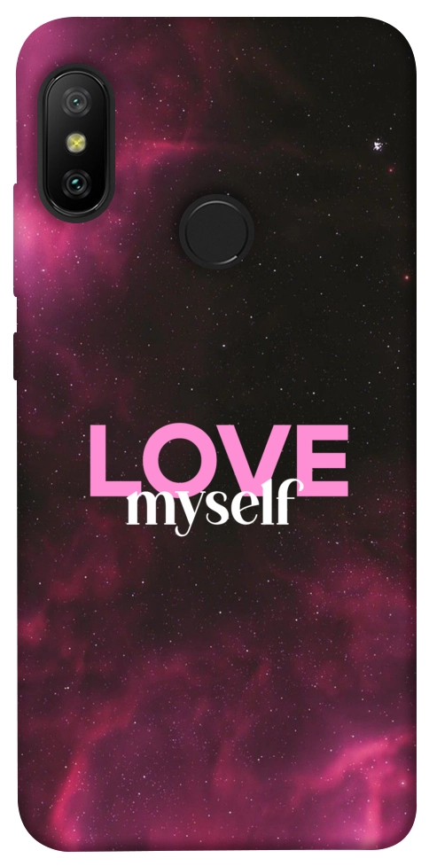 Чехол Love myself для Xiaomi Redmi 6 Pro