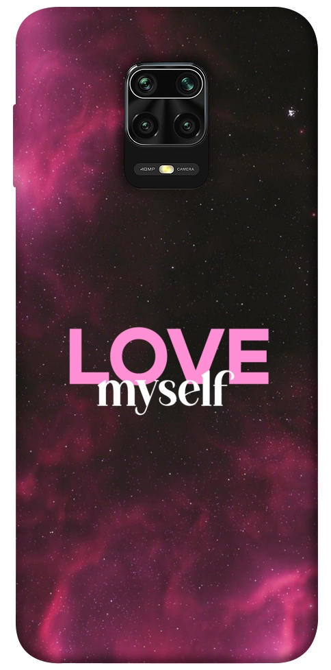 Чехол Love myself для Xiaomi Redmi Note 9 Pro