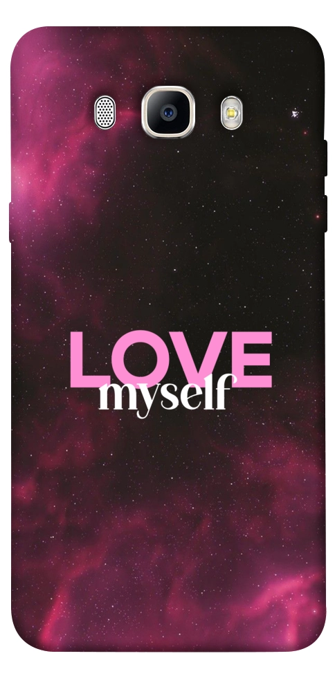 Чехол Love myself для Galaxy J7 (2016)
