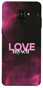 Чехол Love myself для Galaxy A8 (2018)