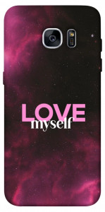 Чохол Love myself для Galaxy S7 Edge