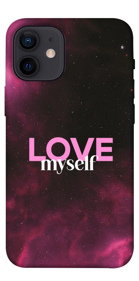 Чехол Love myself для iPhone 12 mini