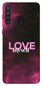 Чохол Love myself для Galaxy A21