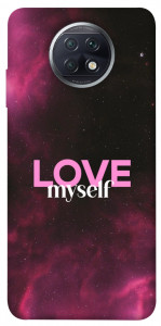 Чехол Love myself для Xiaomi Redmi Note 9 5G