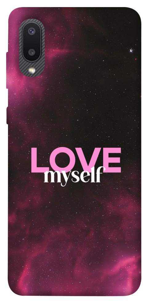 Чехол Love myself для Galaxy A02