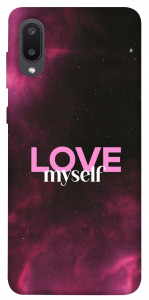 Чохол Love myself для Galaxy A02