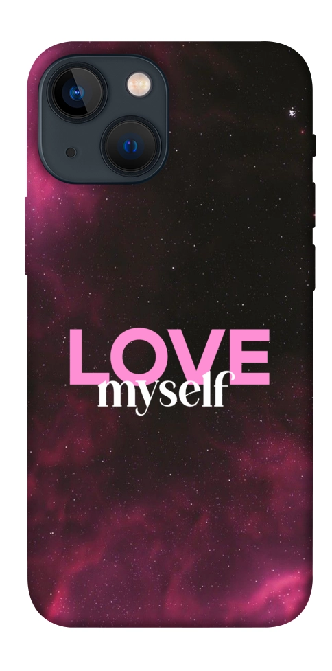 Чехол Love myself для iPhone 13 mini