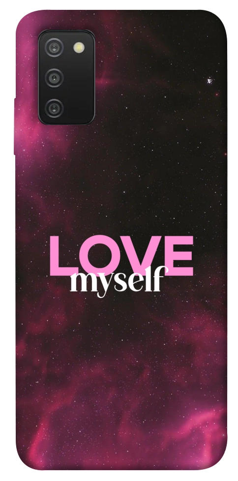 Чехол Love myself для Galaxy A03s