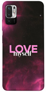 Чехол Love myself для Xiaomi Poco M3 Pro
