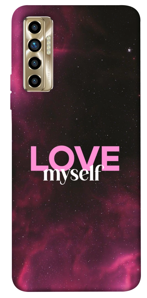 Чехол Love myself для TECNO Camon 17P