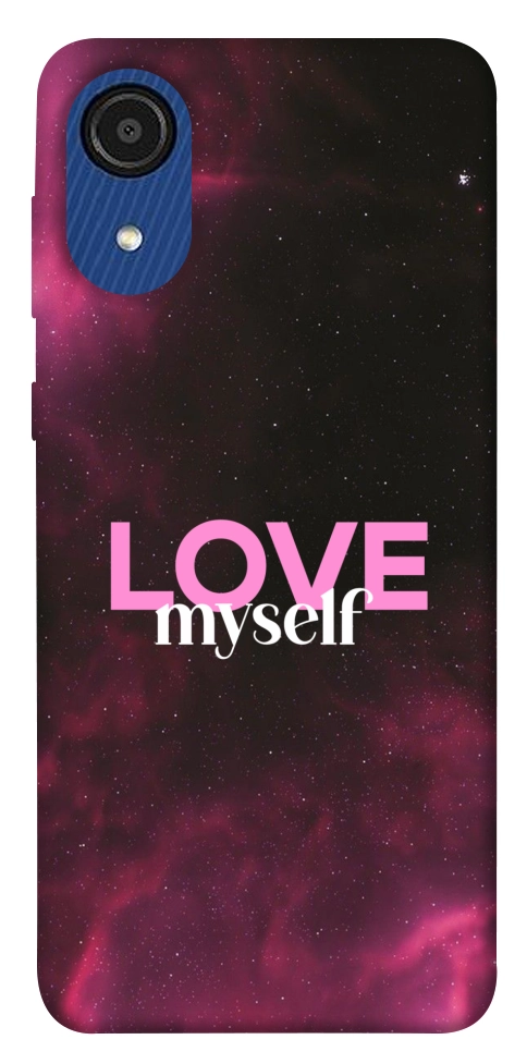 Чохол Love myself для Galaxy A03 Core