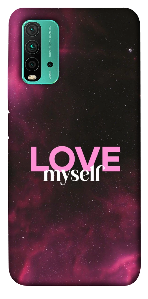 Чехол Love myself для Xiaomi Redmi Note 9 4G