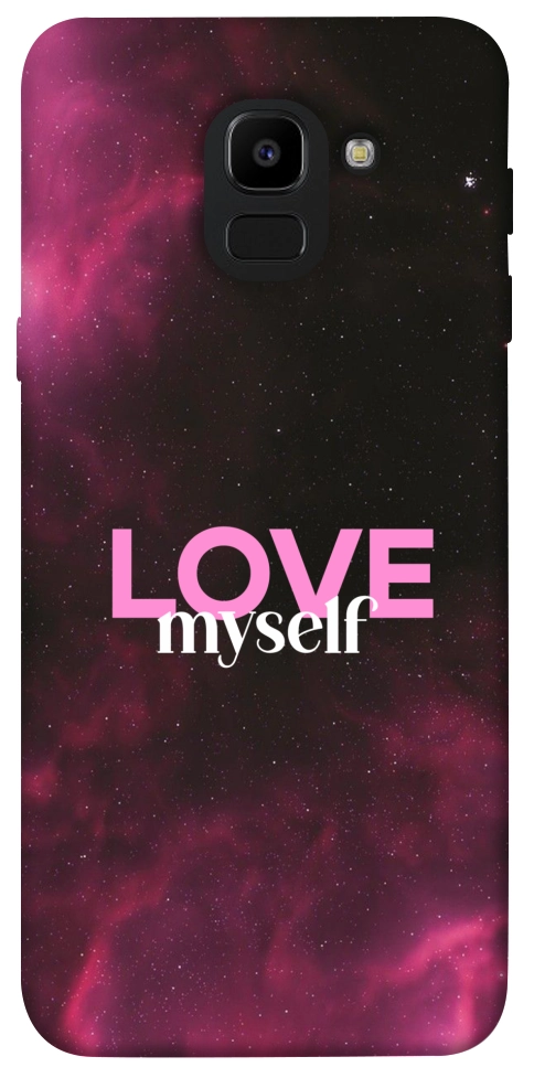 Чехол Love myself для Galaxy J6 (2018)
