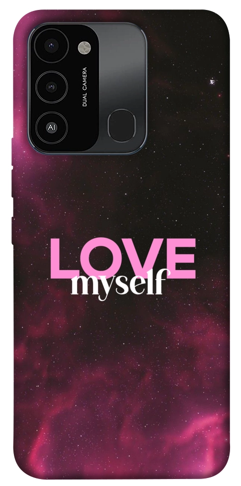 Чехол Love myself для TECNO Spark 8C