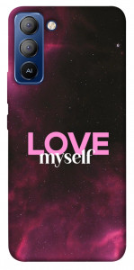 Чехол Love myself для TECNO Pop 5 Pro