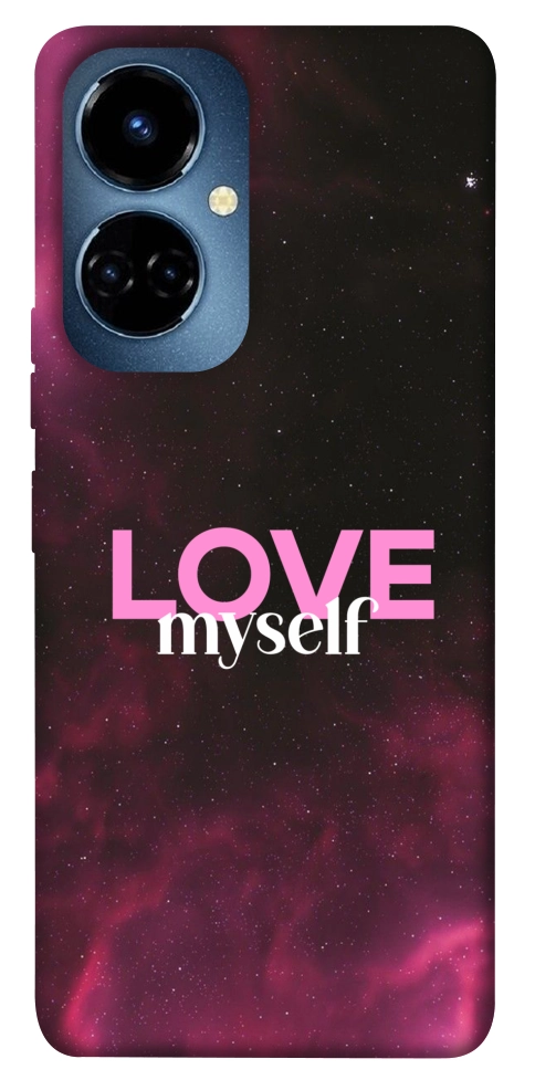 Чехол Love myself для TECNO Camon 19 (CI6n)