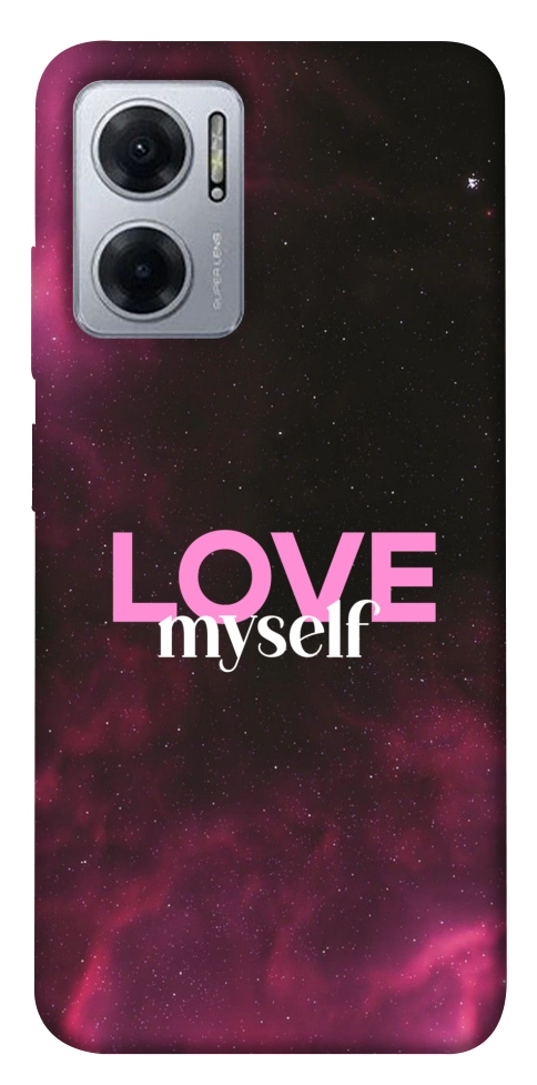 Чохол Love myself для Xiaomi Redmi Note 11E