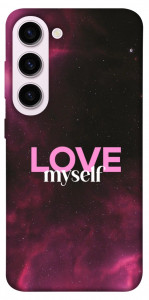 Чохол Love myself для Galaxy S23+
