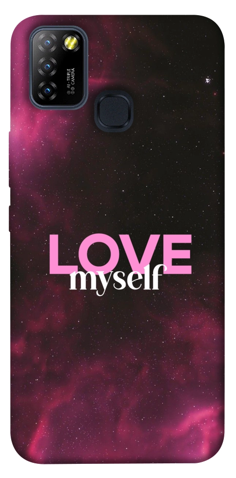 Чехол Love myself для Infinix Hot 10 Lite