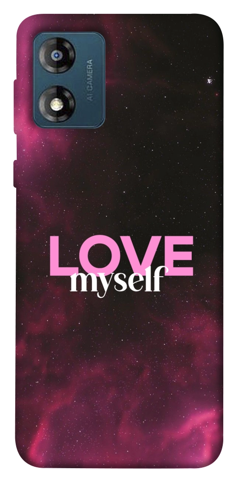 Чехол Love myself для Motorola Moto E13