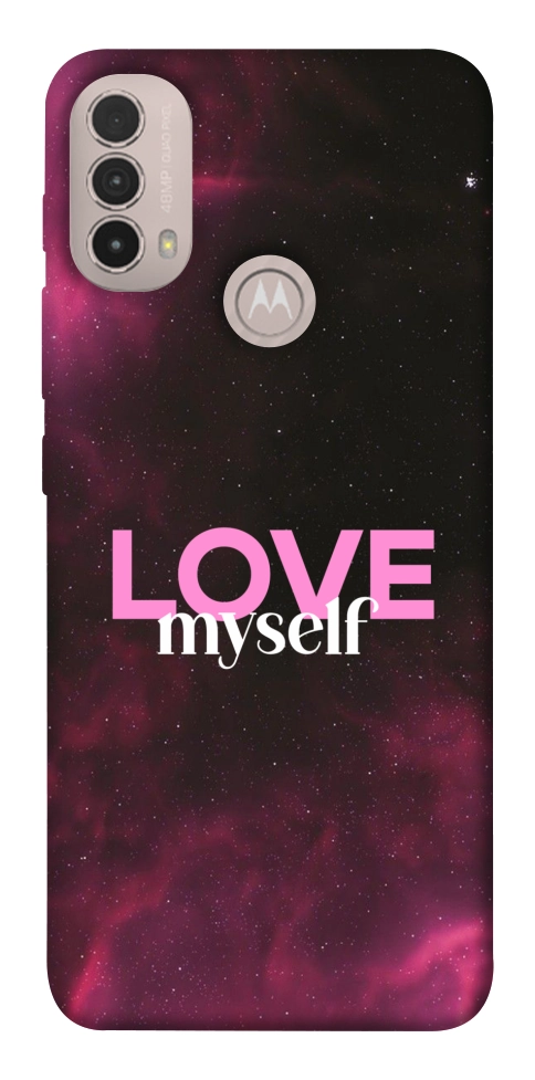 Чехол Love myself для Motorola Moto E40