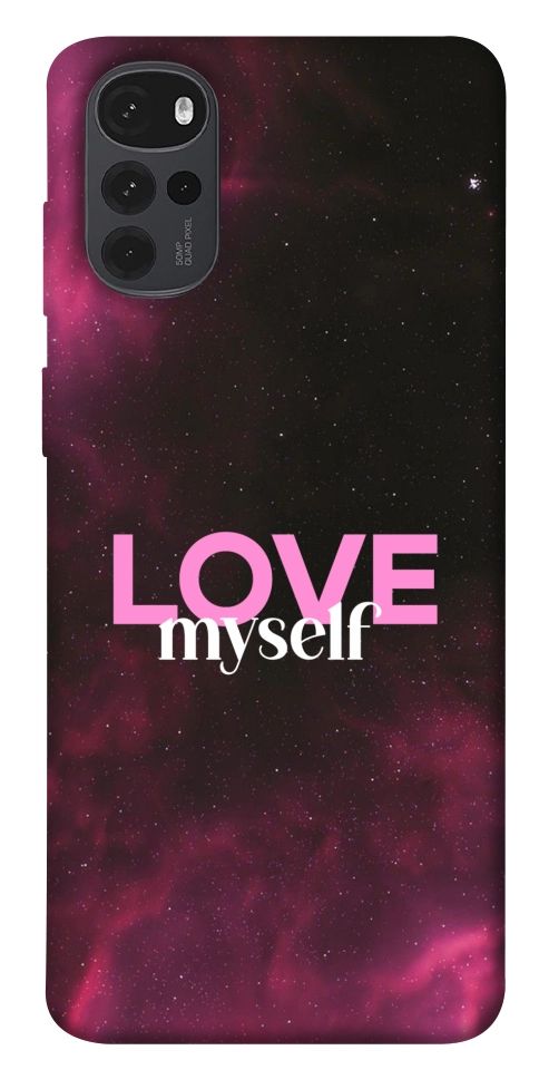 Чехол Love myself для Motorola Moto G22