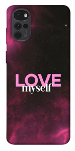 Чохол Love myself для Motorola Moto G22