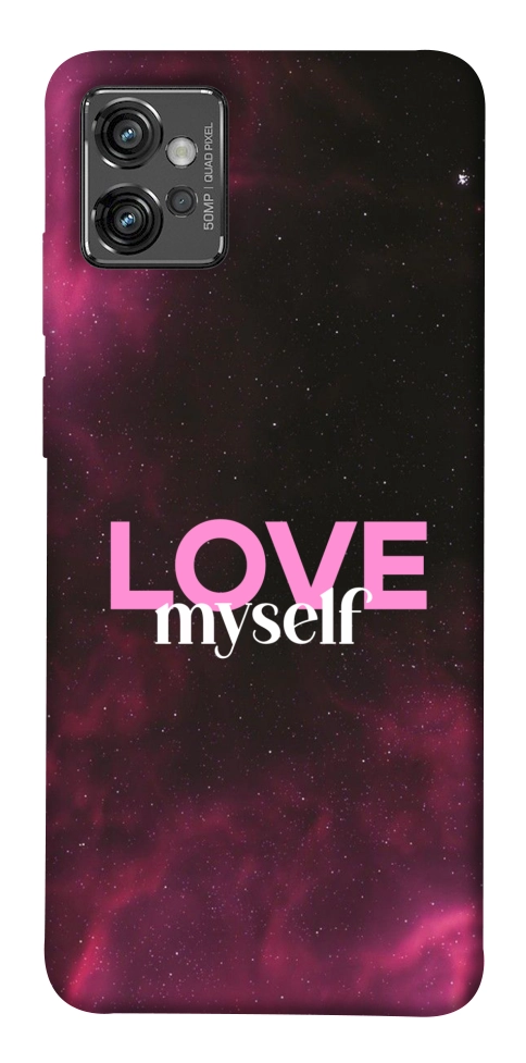 Чехол Love myself для Motorola Moto G32