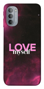 Чохол Love myself для Motorola Moto G31