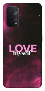 Чехол Love myself для Oppo A74 5G